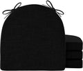 Chair Cushions for Dining Chairs with Ties and Removable Cover