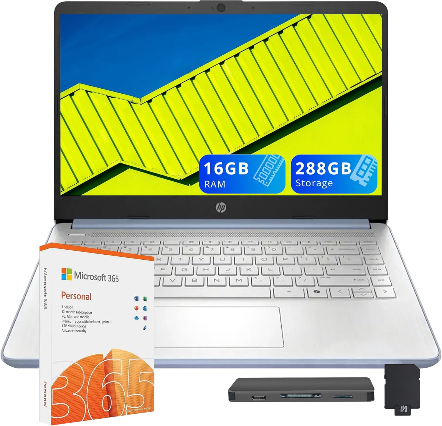 HP Flagship 14 HD Student Business Laptop with Office 365