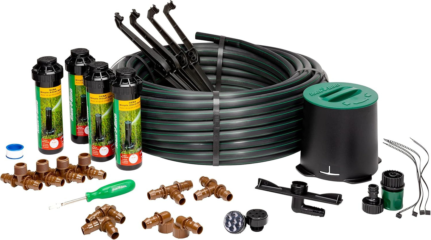 Rain Bird 32HE In-Ground Pro Rotor Sprinkler System Kit Review
