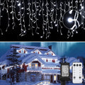 Icicle Christmas Lights Outdoor 40Ft 432 LED Icicle Lights - Dimmable