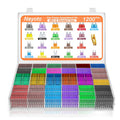 1200pcs Car Fuses Assortment Kit - Complete Auto Fuse Set