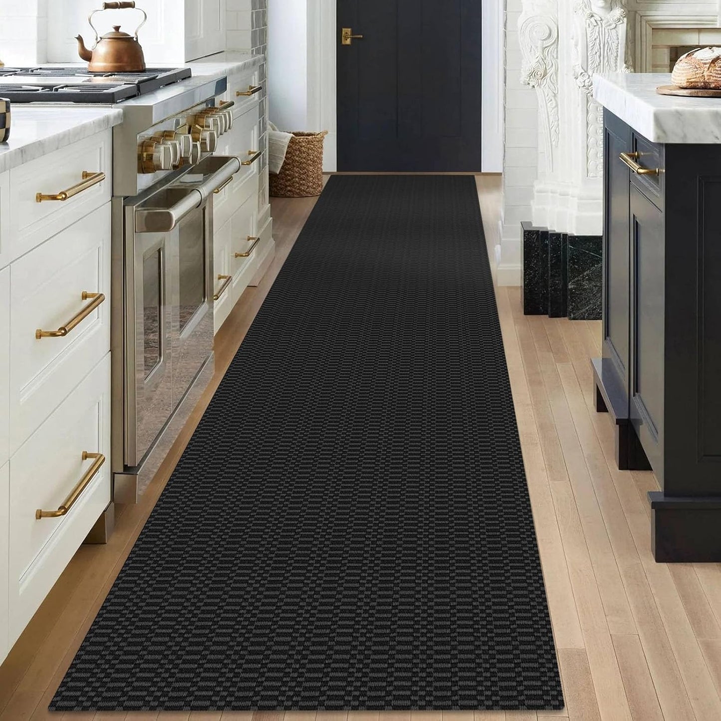 KOZYFLY Washable Runner Rug 3x18 ft for Hallway and Kitchen