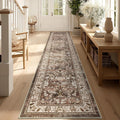 LOKHOM Washable Runner Rug 2x10 - Non-Slip Vintage Farmhouse Runner