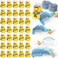Cruise Duck Tag Kit 180 pcs - Mini Rubber Ducks with Tags & Bands