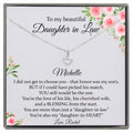 Personalized Daughter in Law Necklace - 14K Gold Filled or 925 Silver