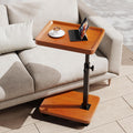 C Table End Table Adjustable Height 360Swivel TV Tray Table - Mobile
