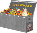 Extra Large Toy Storage Box with Lid for Kids Playroom Needs