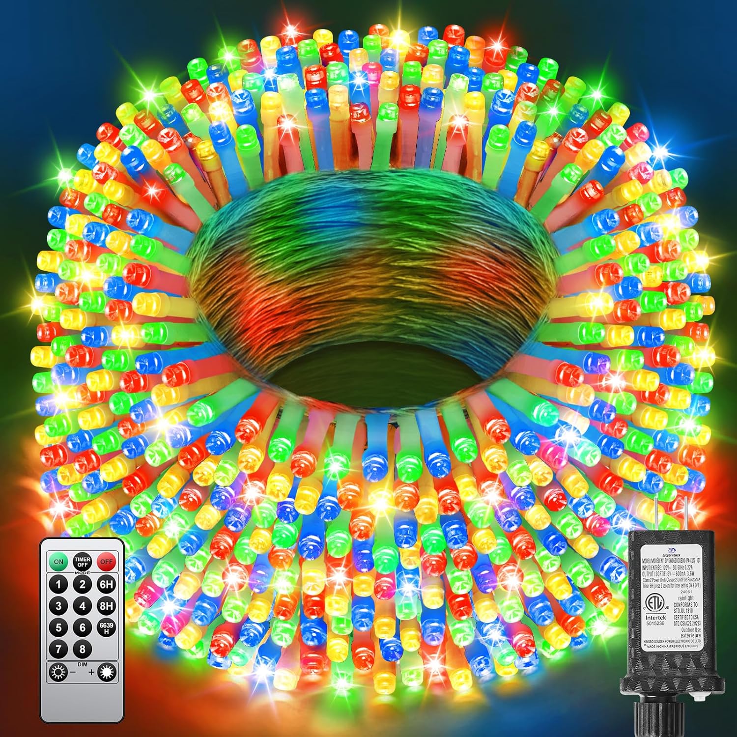 355FT 900 LED Christmas Lights for Outdoor and Indoor Use