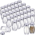 Glass Salt Shakers 48 Pack with Stainless Lids - Bulk Small 2.7oz Sets