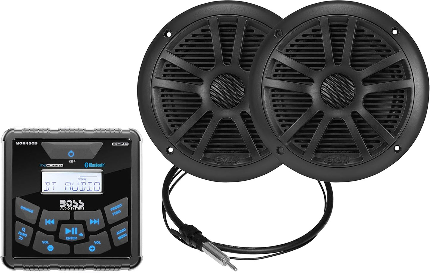 BOSS Marine Bluetooth Stereo & Speaker System