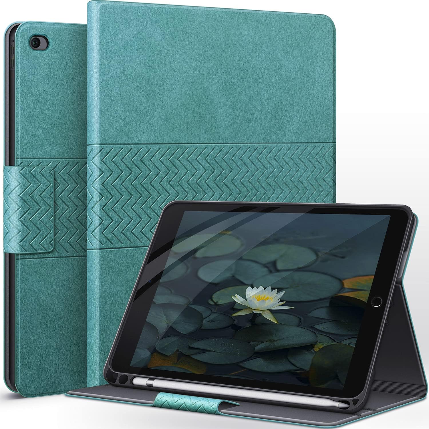 iPad Mini 5 2019 Case with Pencil Holder and Magnetic Closure
