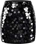 Sequin Skirt Sparkle Stretchy Bodycon Mini Skirt - Night Out Ready put