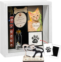Pet Memorial Shadow Box 8.6 in - Keepsake Collar Holder