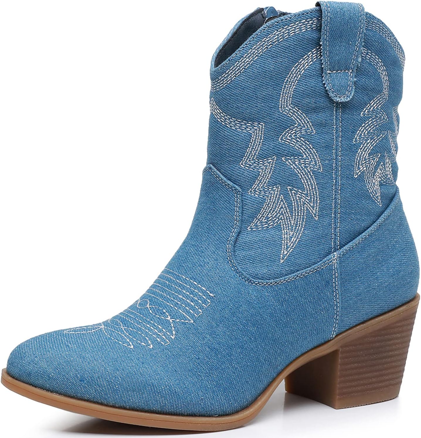 GLOBALWIN Women's Mid Calf Cowboy Boots for Fashionable Cowgirls