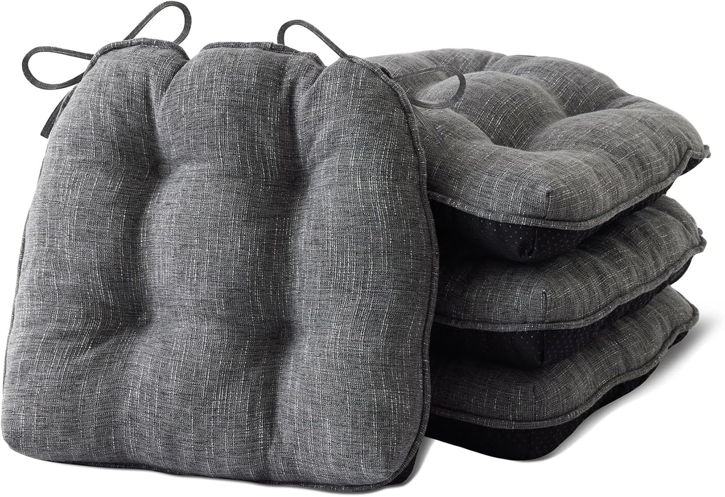 Chair Cushions for Dining Chairs Set of 4 with Non-Slip Backing