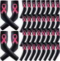 Zhehao 18 Pairs Breast Cancer Awareness Arm Sleeves