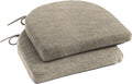 Khaki 16in x 16in Chair Cushions Set of 2 - Supportive Dining Pads