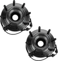 Front Wheel Bearing & Hub Assembly Set 4WD for 2011-2016 Ford