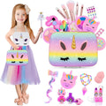 Travel Birthday Gifts Makeup Kit for Kids - Washable Cosmetic Set
