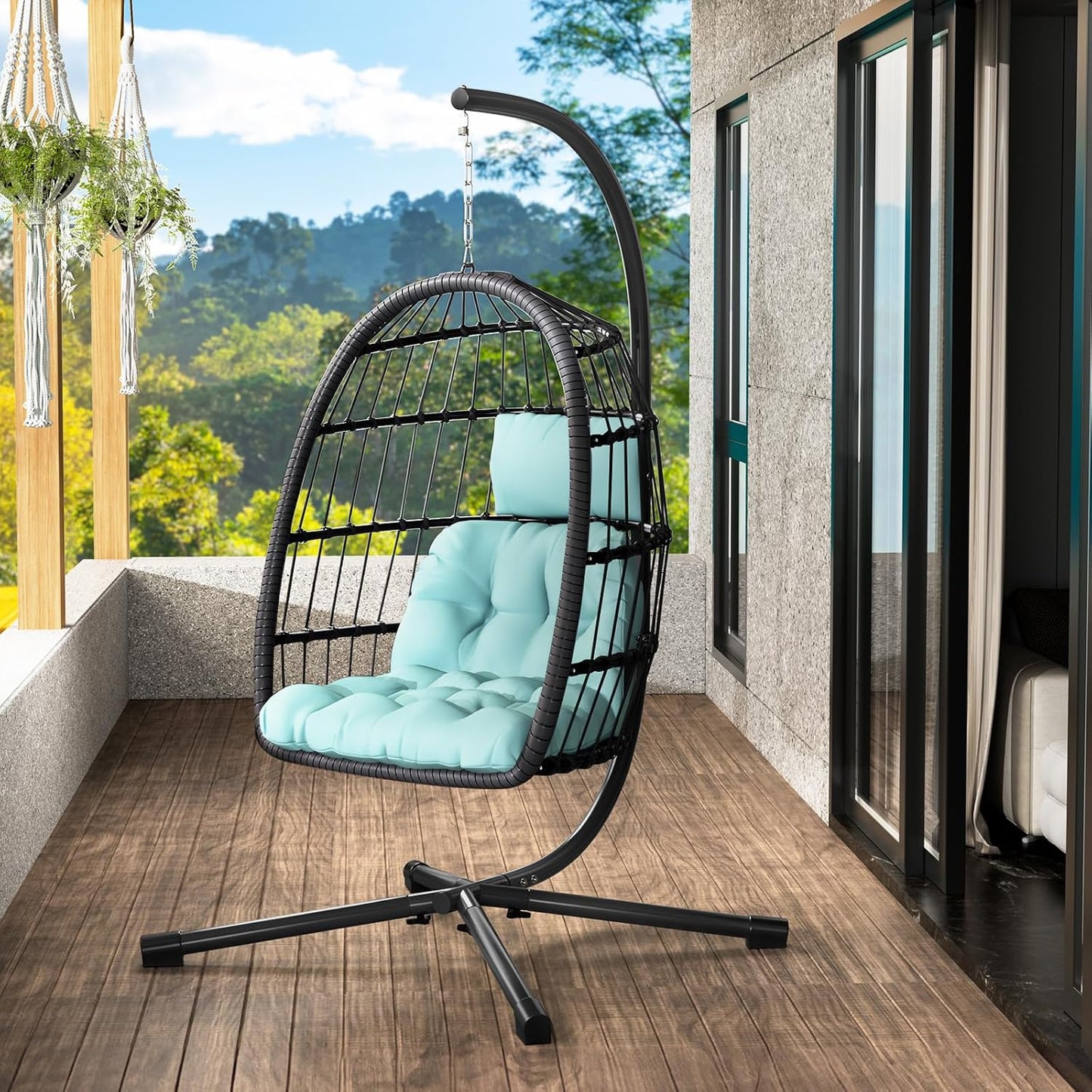 LEVELEVE Egg Chair: Stylish Comfort & 350LBS Capacity