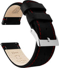Barton Quick Release Top Grain Leather Watch Band Strap - Easy Swap