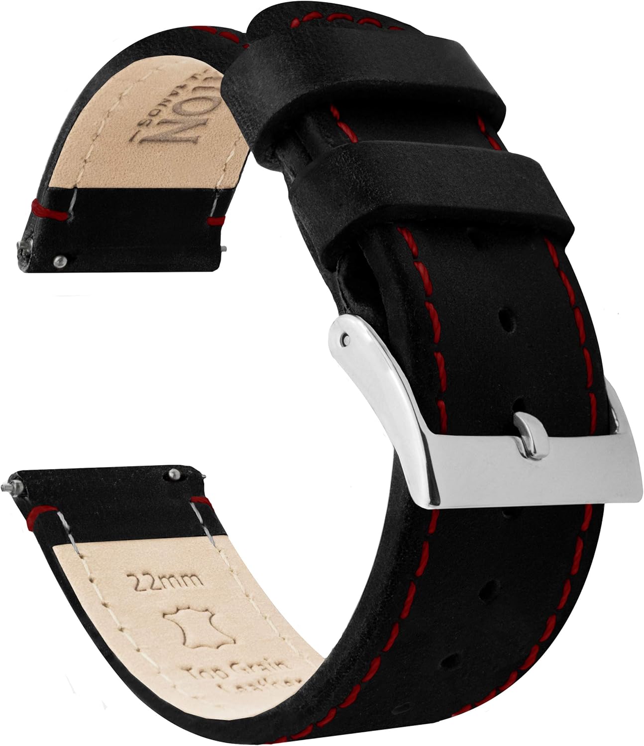 Barton Quick Release Top Grain Leather Watch Band Strap Options