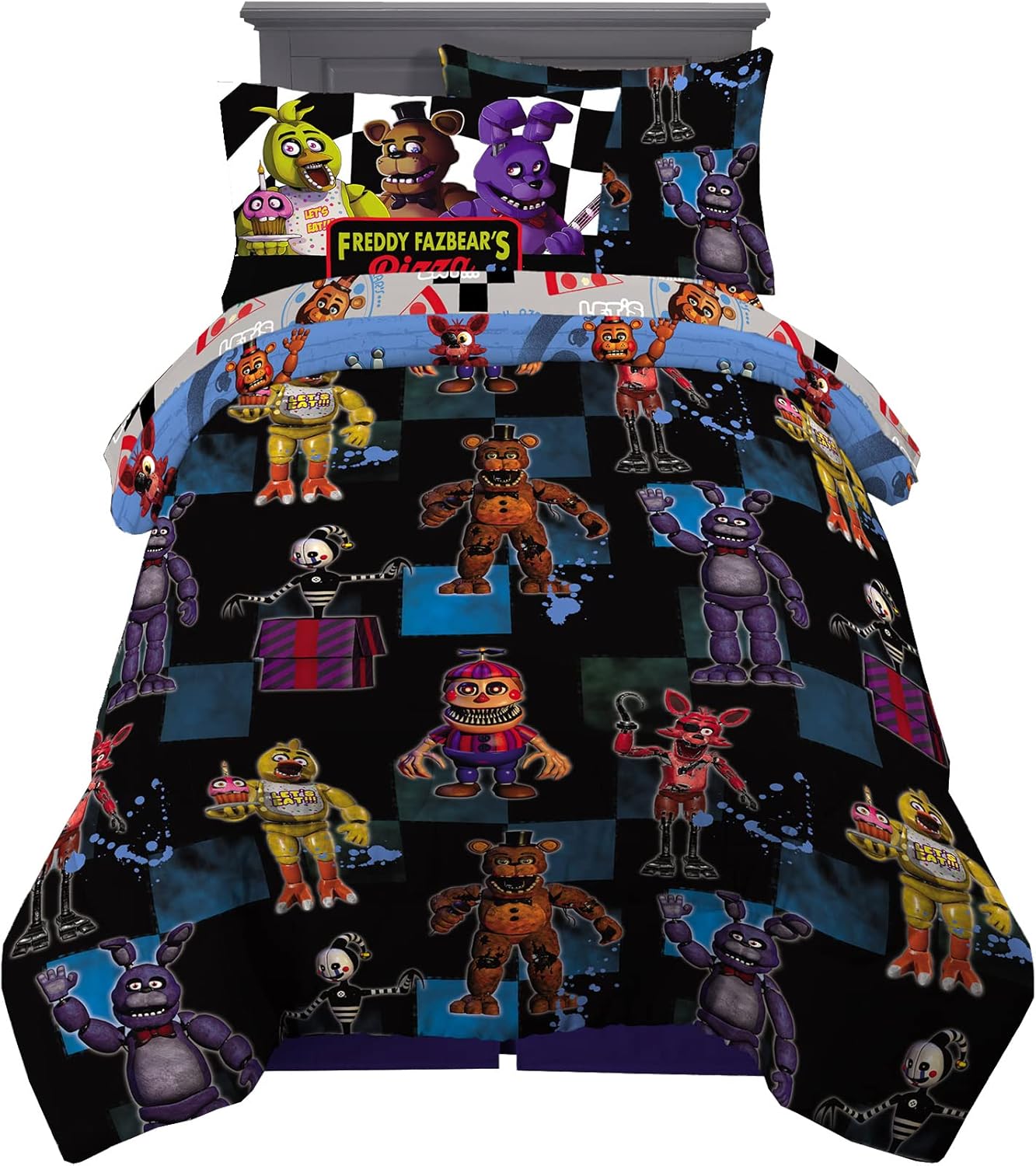 Five Nights At Freddy's Kids Bedding Set for Twin Size Beds