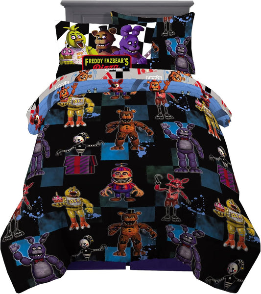 Five Nights At Freddy's Kids Bedding Set for Twin Size Beds