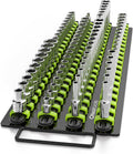 Portable Socket Organizer Tray - Holds 80 Sockets, Compact Handle