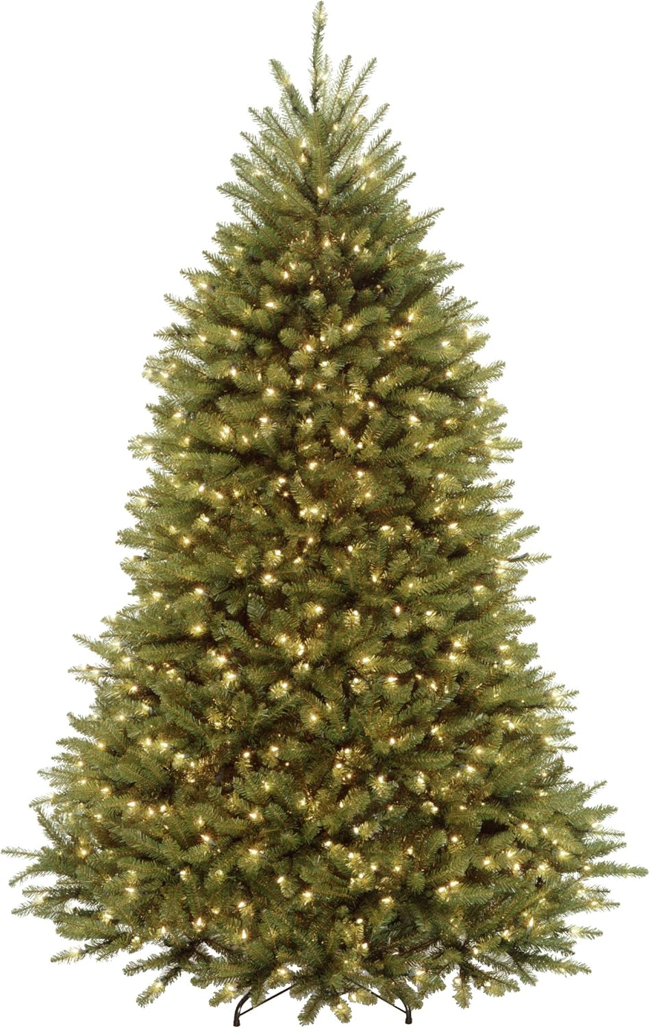 Dunhill Fir Pre-Lit Artificial Christmas Tree with Dual Color Lights
