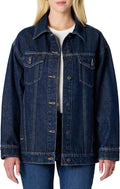 Rigid Denim Oversized-Fit Trucker Jacket - Roomy Layering Staple