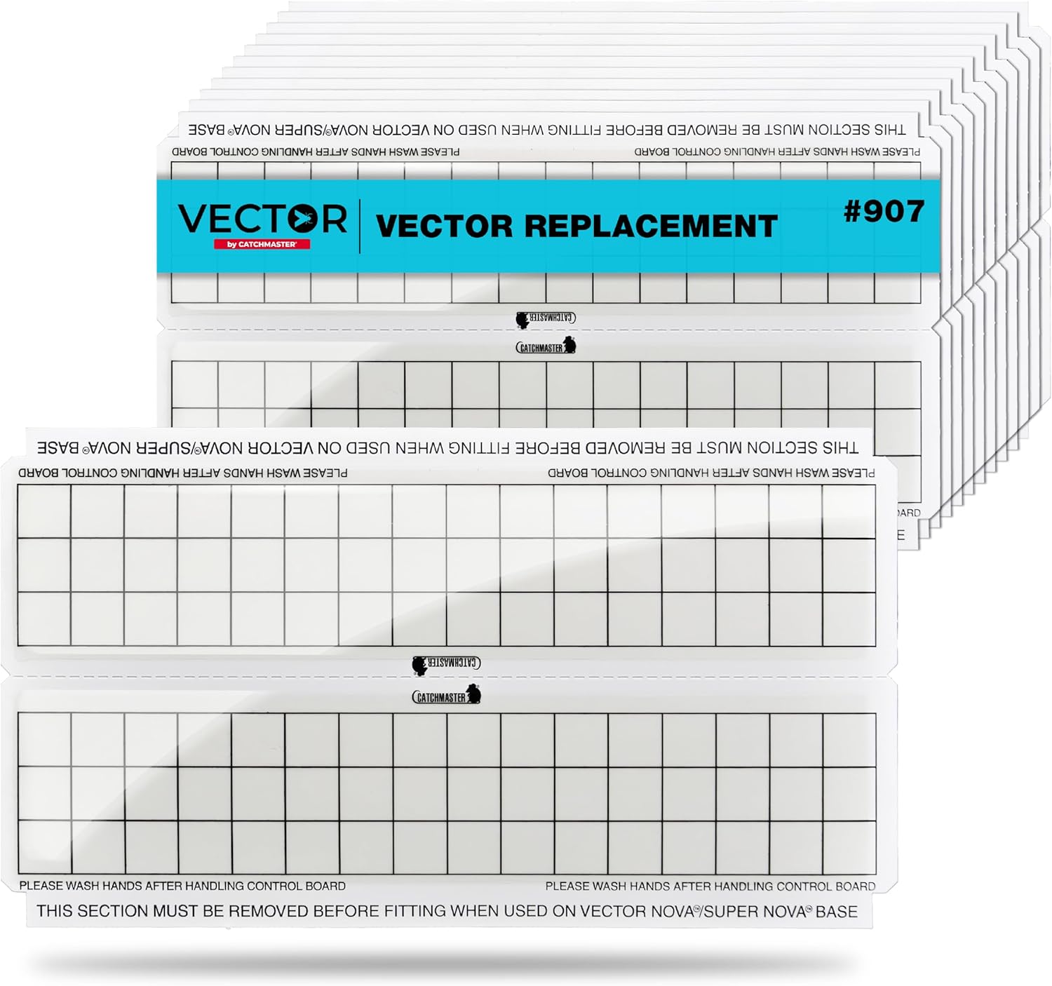 Catchmaster Vector Trap Replacement Glue Boards for Indoor Fly Control