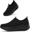 Oude Platform Loafers for Women - Comfortable Slip On Sneakers