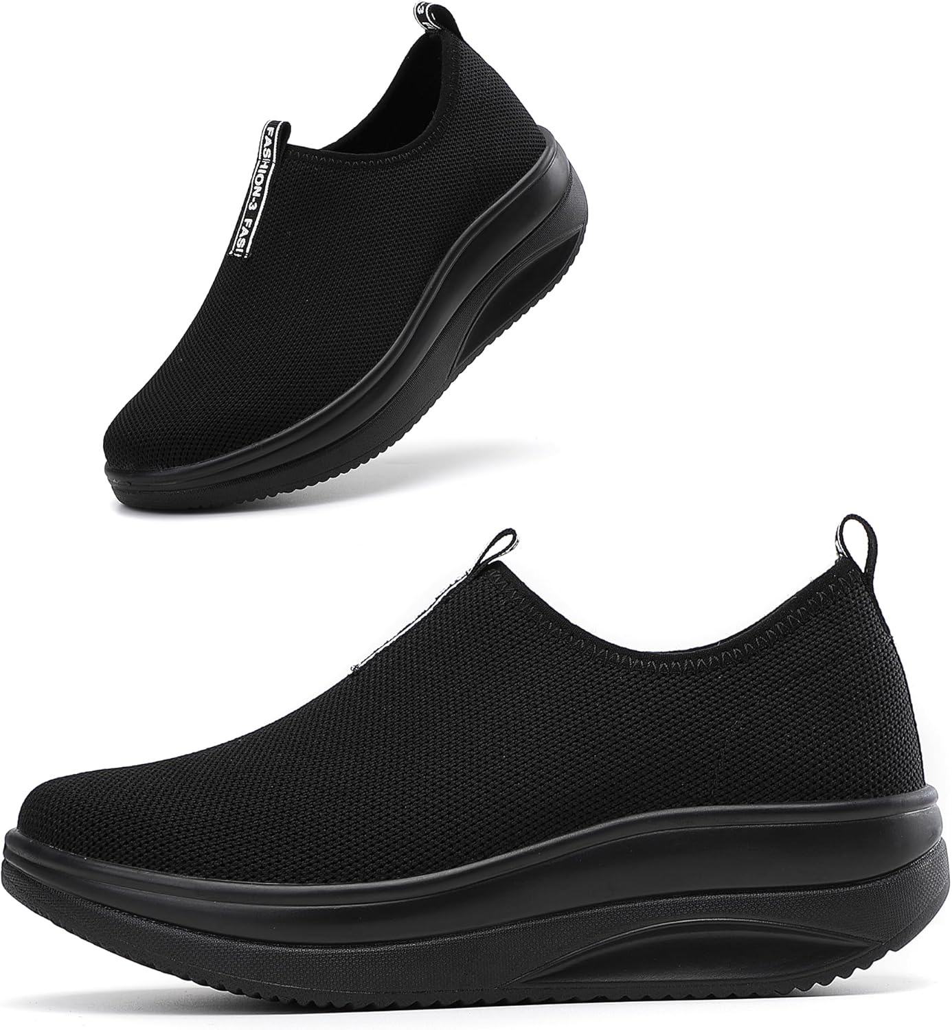 Oude Platform Loafers for Women - Comfortable Slip On Sneakers