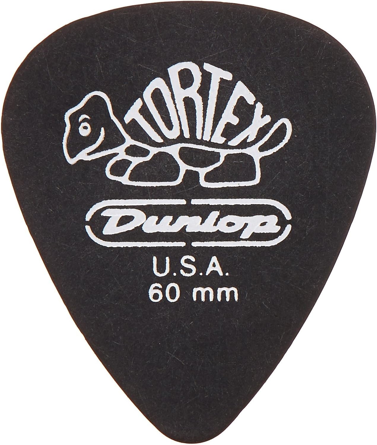 Dunlop Tortex Pitch Black Picks - 12 Pack
