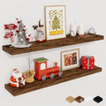 36Inch Floating Shelves for Wall 2 Pack - Rustic Wood Display