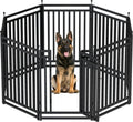 Dog Fence for Yard Outdoor Indoor Playpen 40in Height 8 Panels