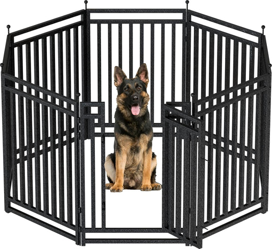Dog Fence for Yard Outdoor Indoor Playpen 40in Height 8 Panels