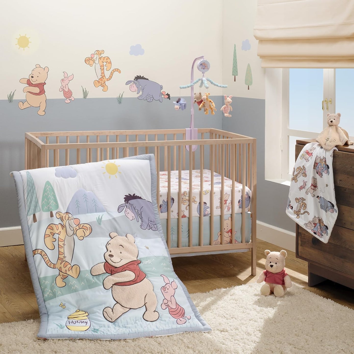 Disney Baby Winnie The Pooh & Friends 3-pc Crib Bedding Set Review