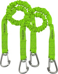 DockingPal Flat Bungee Dock Lines for Boats - Shock Absorbing Tie Rope