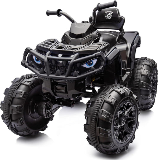 Shark Kids ATV 4 Wheeler - 24V Electric Ride On Toy for Fun