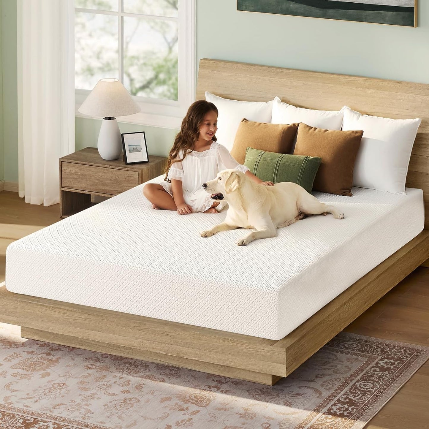 Rolanstar Twin Size Mattress - 8 Inch Gel Memory Foam Comfort