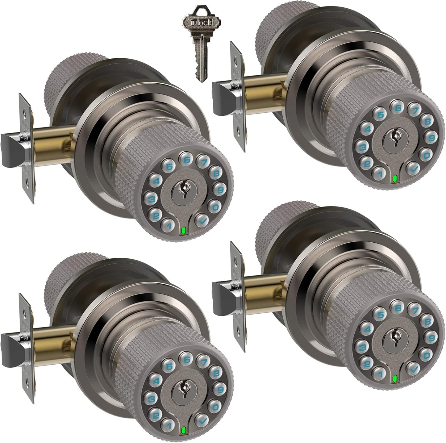 Smart Door Knob with Keypad for Keyless Entry and Security