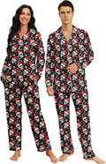 RAISEVERN Couples Christmas Matching Pajamas 2 Piece Set - Cozy