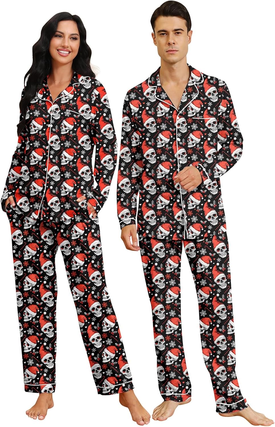 Couples Christmas Matching Pajamas Set for Cozy Nights