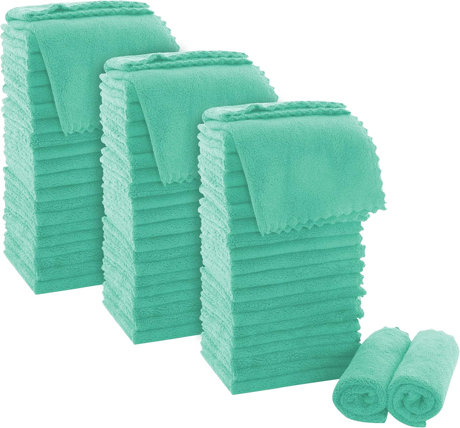 MOONQUEEN Ultra Soft Premium Washcloths Set - 72 Pack for Luxury