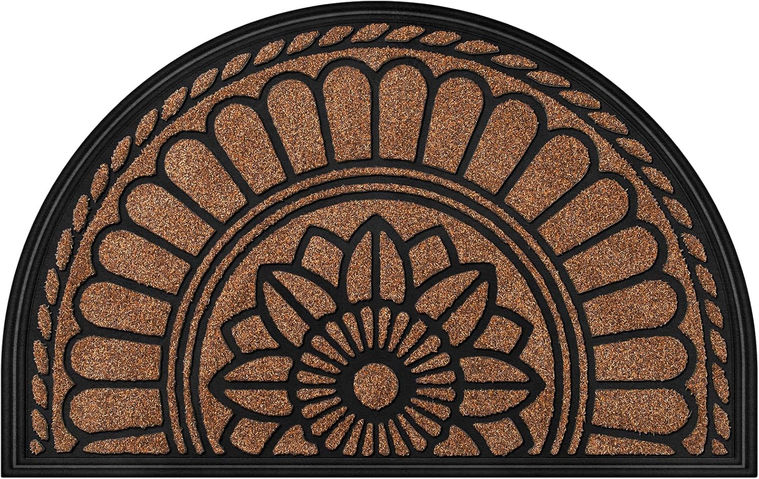 Mibao Half Round Door Mat: Durable Non-Slip Welcome Mat