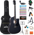 ADM Beginner Acoustic Guitar 41 in Cutaway - Complete Starter Kit