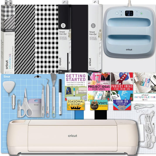 Cricut Explore 4 and Easy Press 3 Machine Combo for Crafts