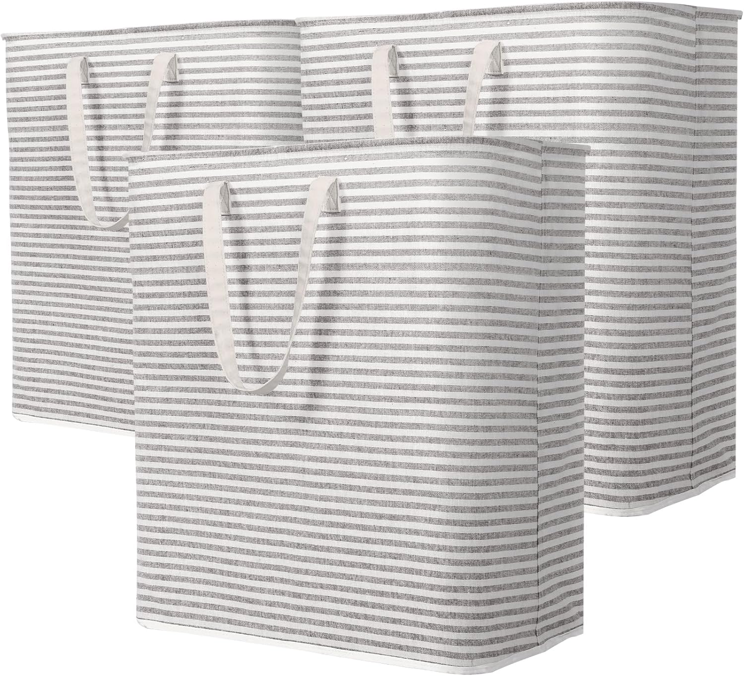Lifewit Large Collapsible Laundry Hamper - 3 Pack Waterproof Baskets